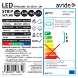  Led 12V/14,4W RGB IP65
